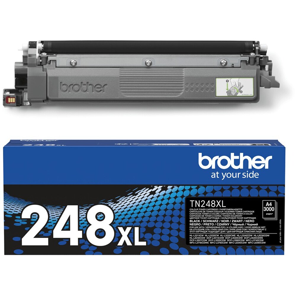 Toner original BROTHER TN-248XLBK, negru