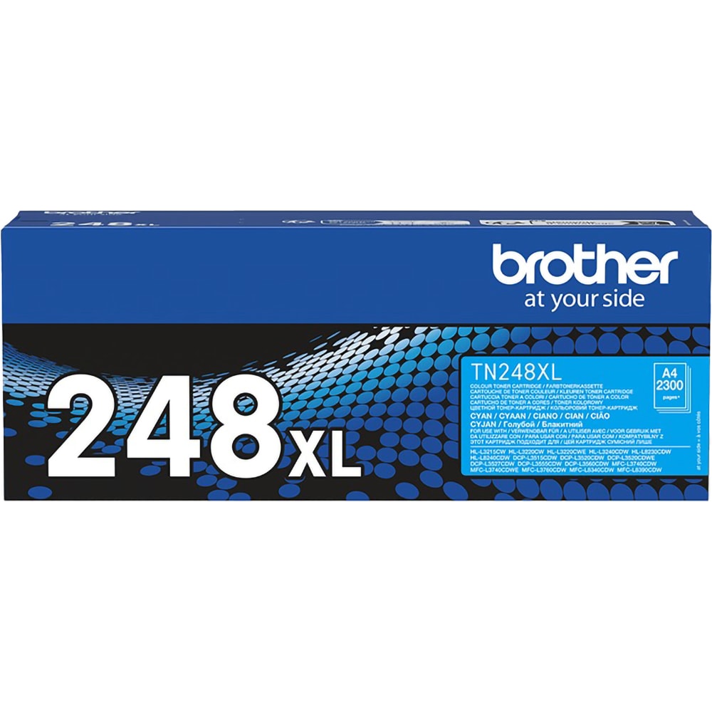 Toner original BROTHER TN-248XLC, cyan