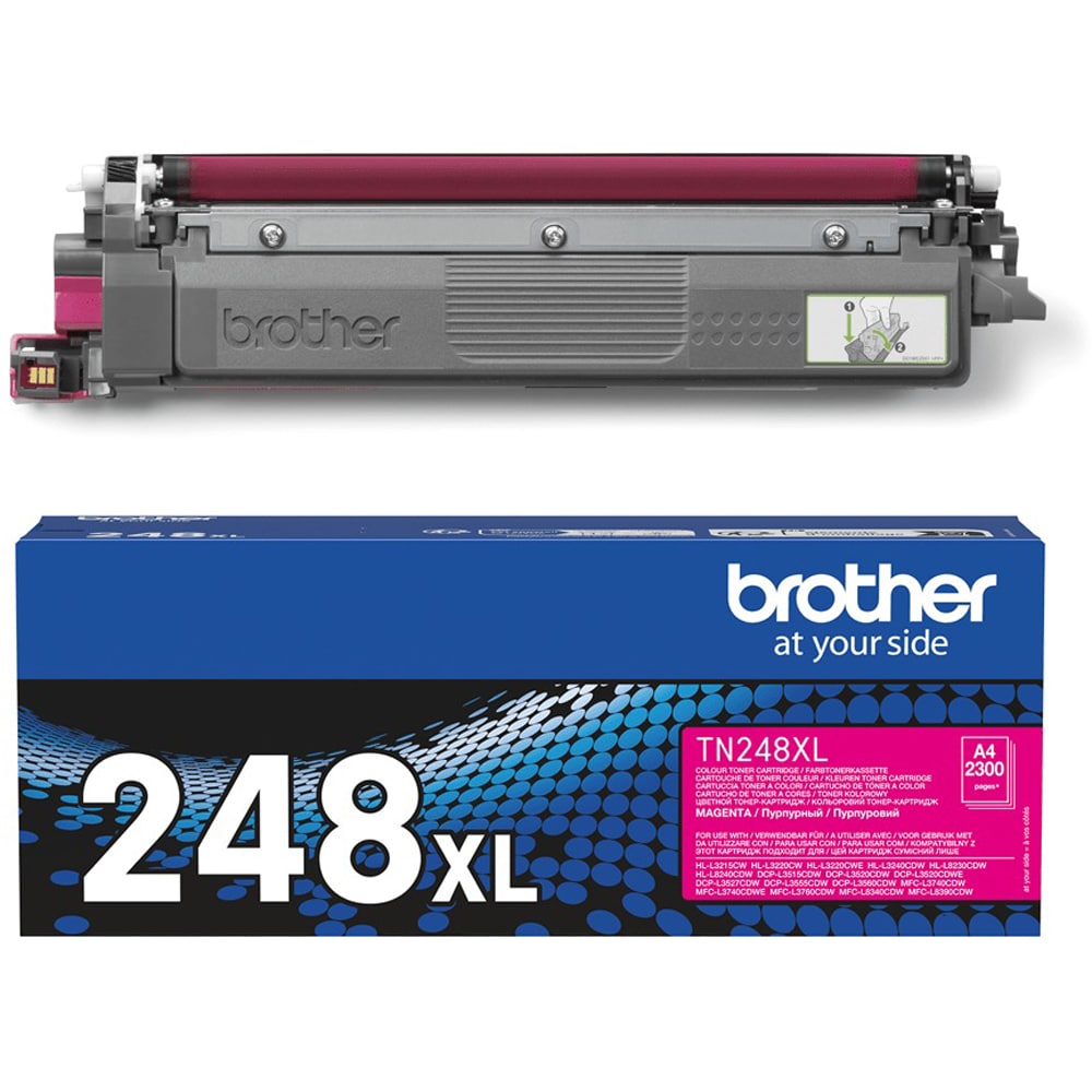Toner original BROTHER TN-248XLM, magenta