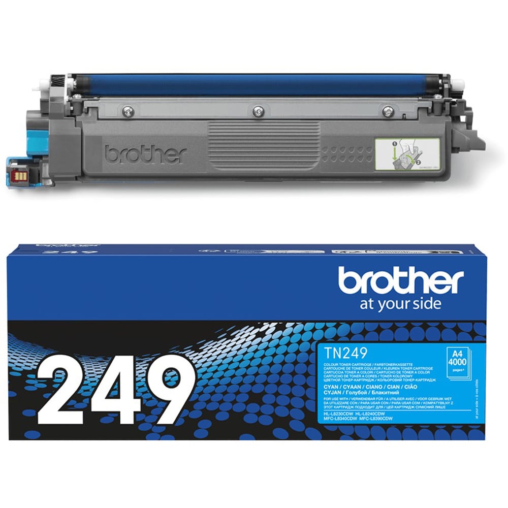 Toner original BROTHER TN-249C, cyan