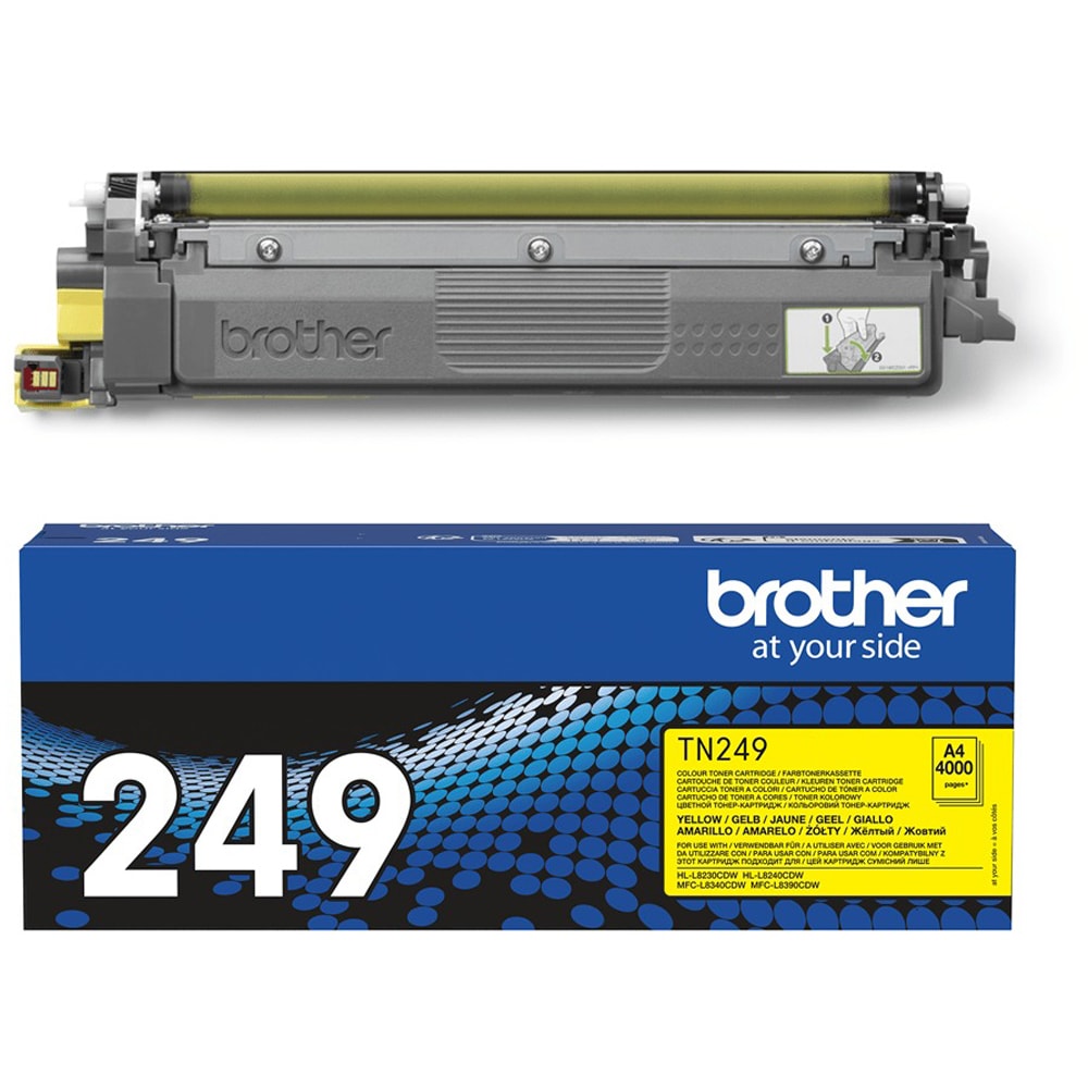Toner original BROTHER TN-249Y, galben