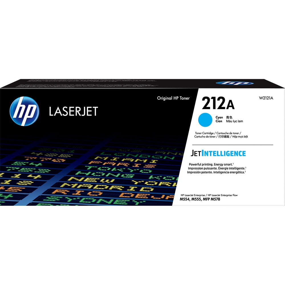 Toner original HP 212A (W2121A), cyan
