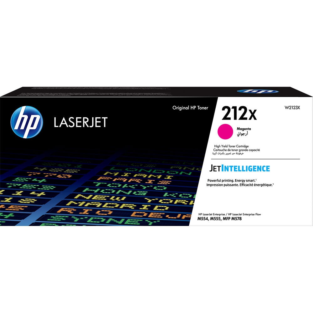 Toner original HP 212X (W2123X), magenta