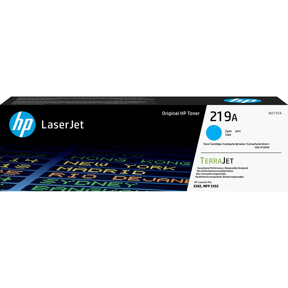 Toner original HP 219A (W2191A), cyan