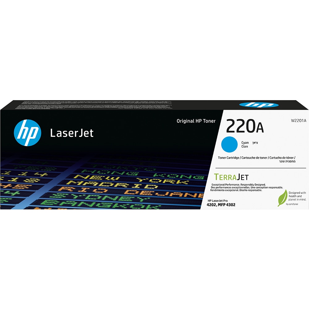 Toner original HP 220A (W2201A), cyan