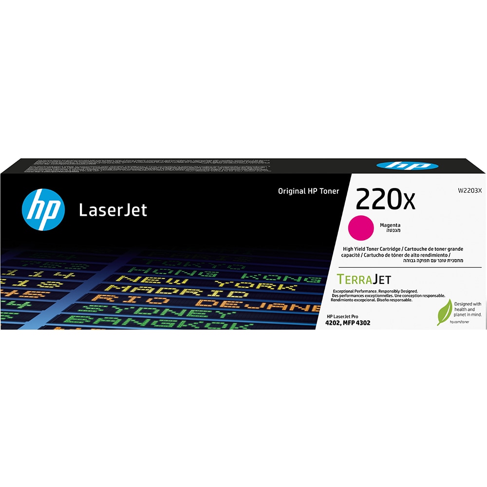 Toner original HP 220X (W2203X), magenta