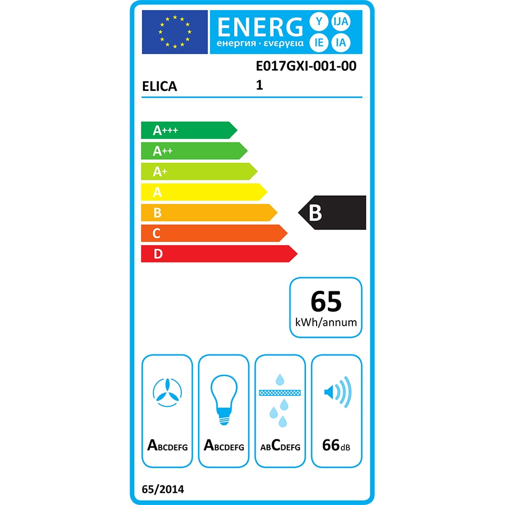 Hota incorporabila ELICA CT23 S IX/A/52, 1 motor, 540 m3/h, L 52 cm, inox