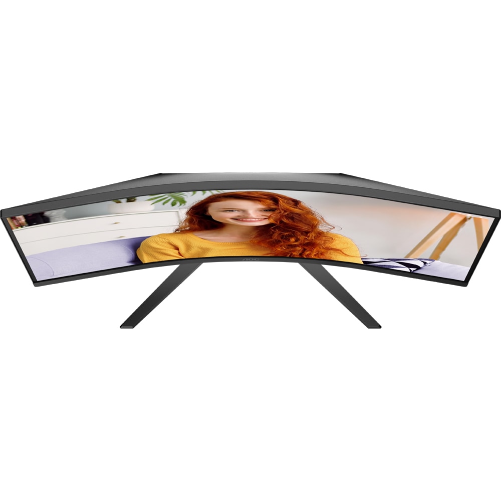 Monitor LED VA Curbat AOC CU34B3E, 34", UWQHD, 120Hz, Adaptive Sync, negru