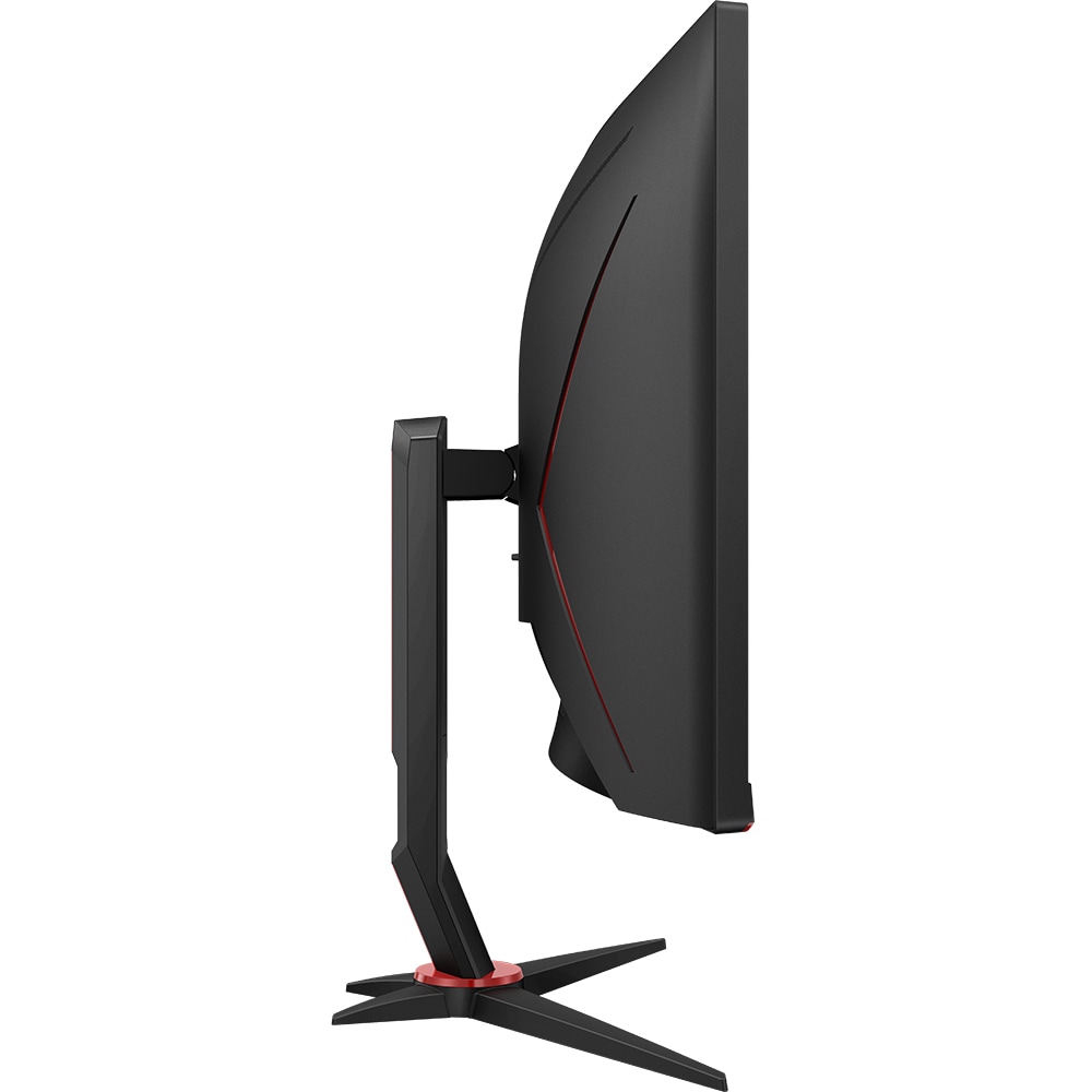 Monitor Gaming curbat LED VA AOC CU34G2XP/BK, 34", WQHD, 180Hz, Adaptive Sync, HDR 400, negru