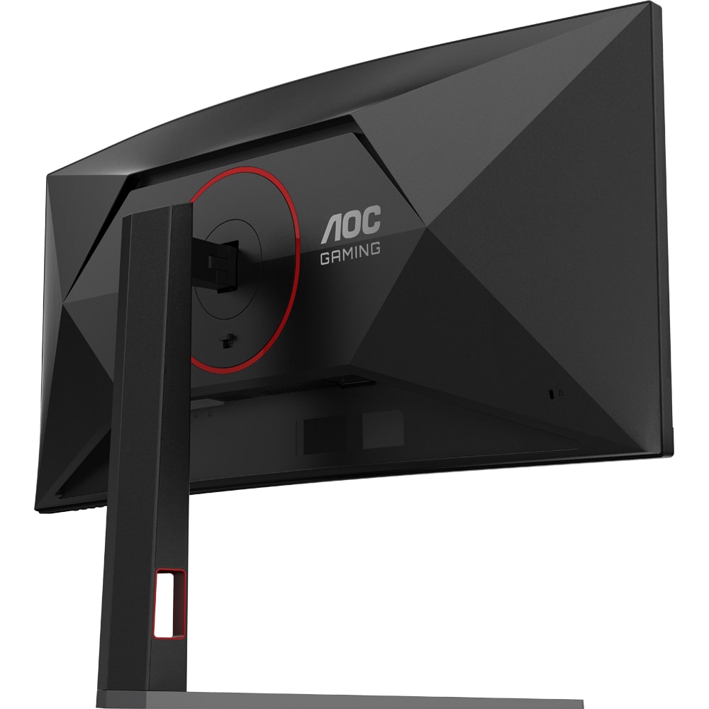 Monitor Gaming Curbat WLED Fast VA AOC CU34G4, 34", WQHD, 180Hz, Adaptive Sync, HDR 10, negru 