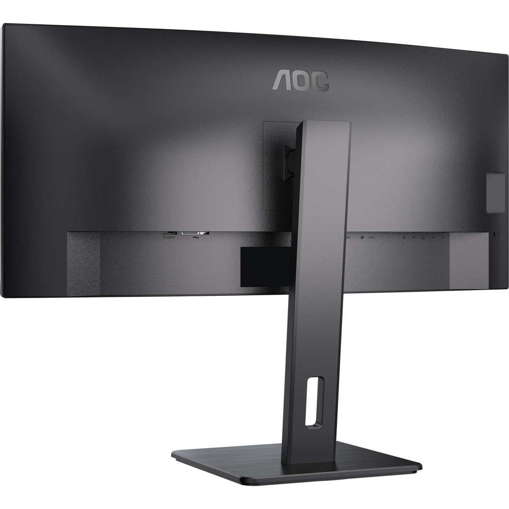Monitor WLED VA AOC CU34P3CV, 34", WQHD, 100Hz, USB-C, Flicker-Free, negru