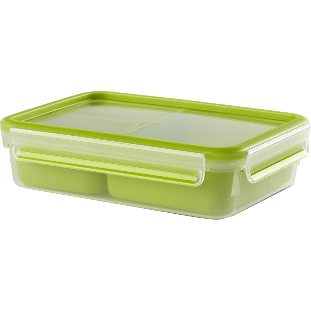 Caserola TEFAL Clip&Micro K3100412, 1.2l, plastic, verde