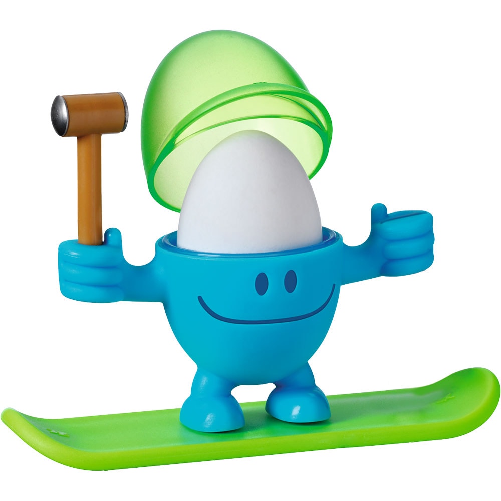 Set suport ou si lingurita WMF McEgg, plastic, albastru