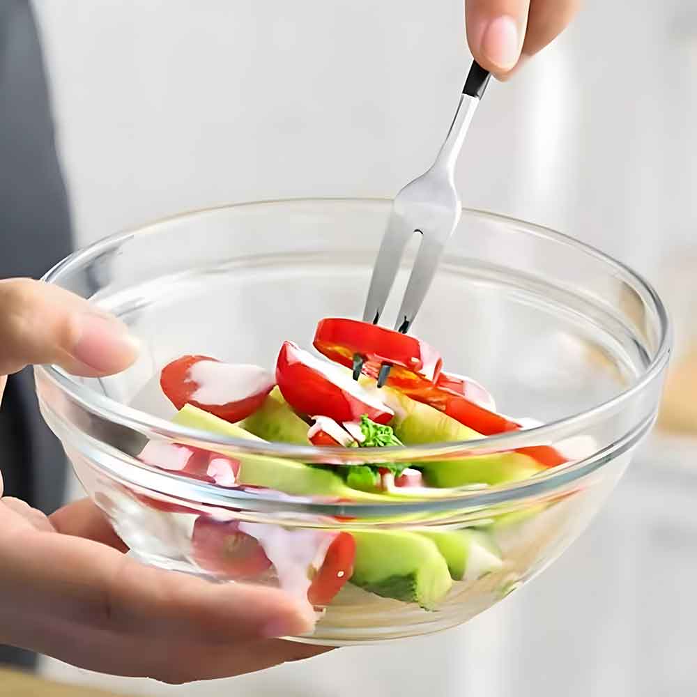 Set caserole MYRIA MC4048, 5 piese, sticla, transparent