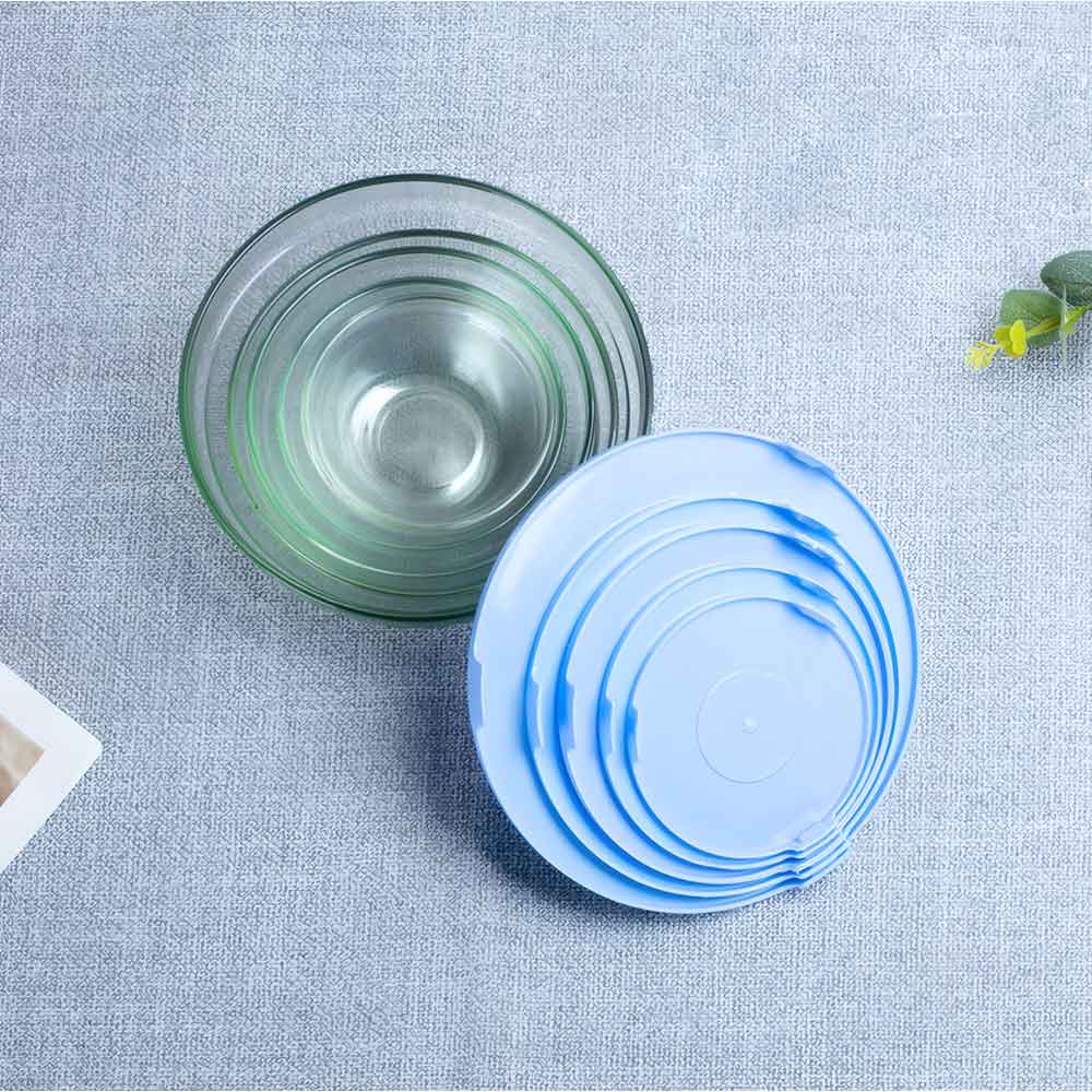 Set caserole MYRIA MC4048, 5 piese, sticla, transparent