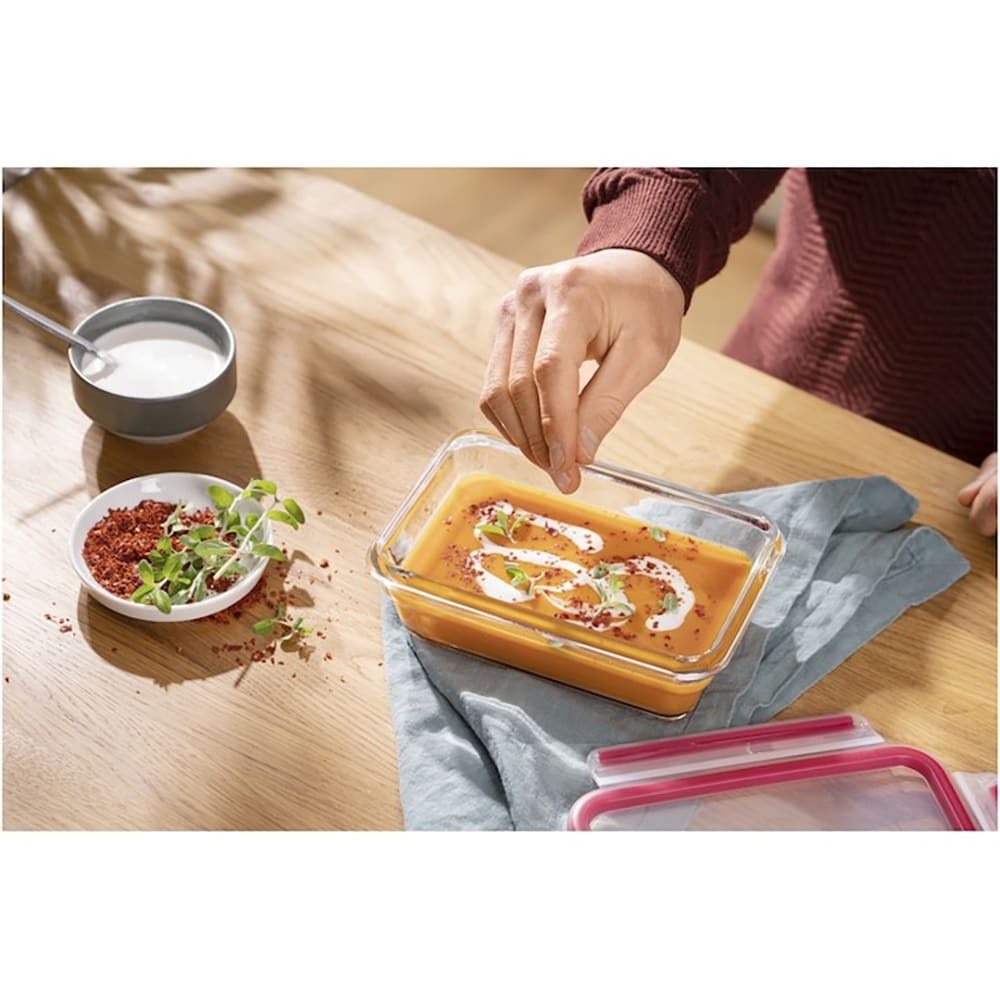 Caserola TEFAL Masterseal N1040610, 0.7l, sticla, transparent