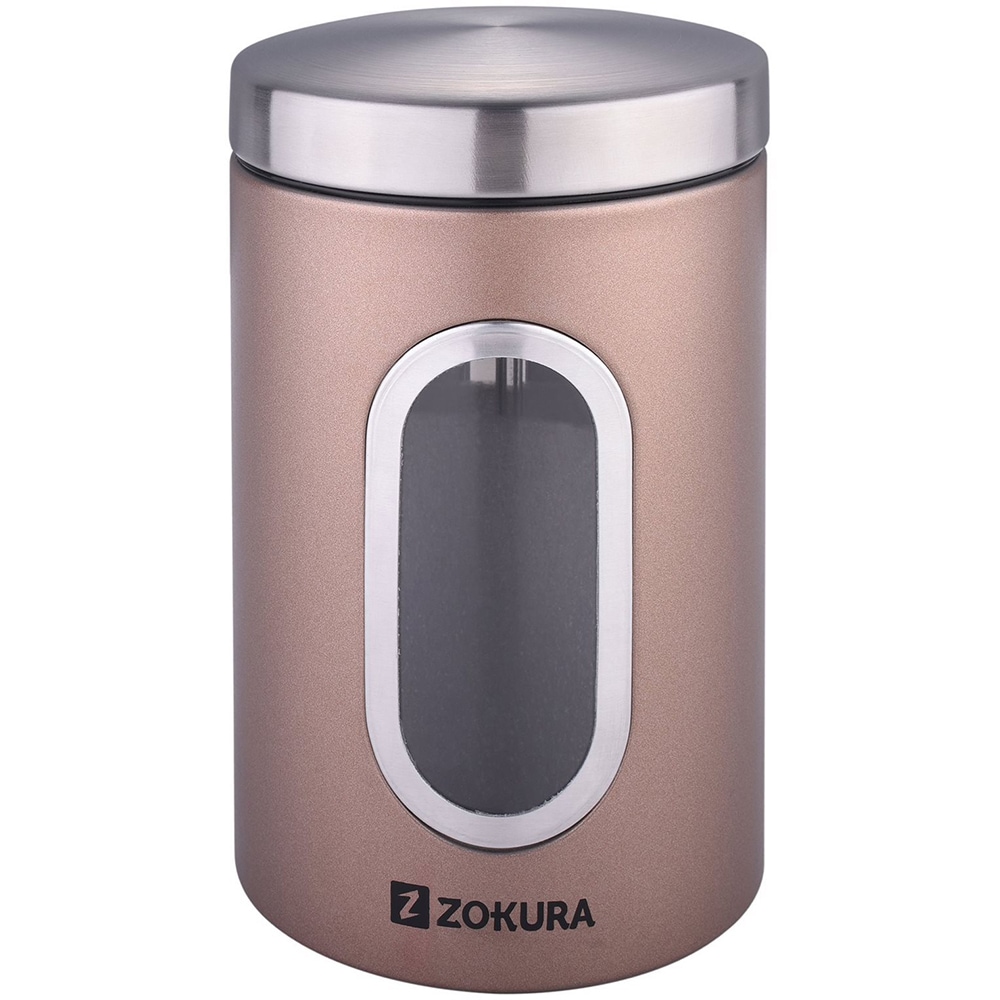 Recipient depozitare ZOKURA Z1235, 1.5l, inox, auriu