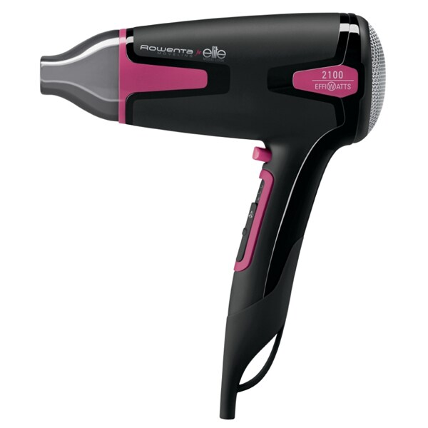 Uscator de par ROWENTA for Elite Model Look CV3812, 1700W, 2 viteze, 3 trepte temperatura, negru-mov