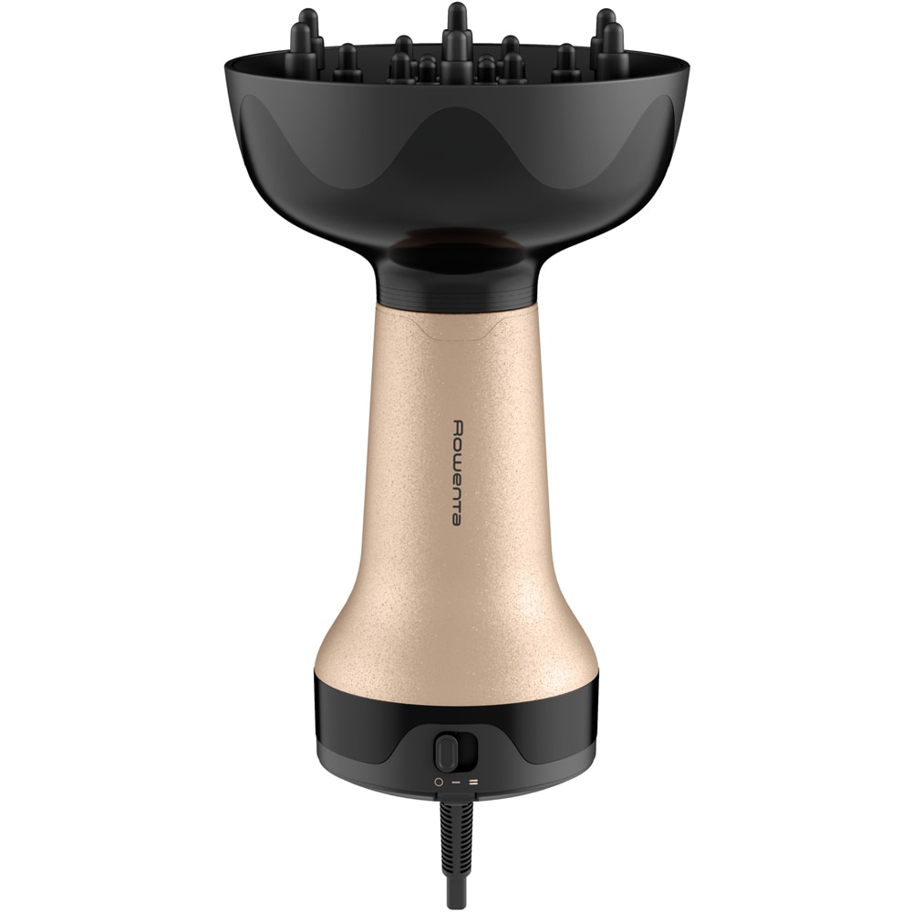 Uscator de par ROWENTA Curl Harmony 3 in 1 CV7D30E0, 700W, 2 viteze, 2 trepte temperatura, auriu