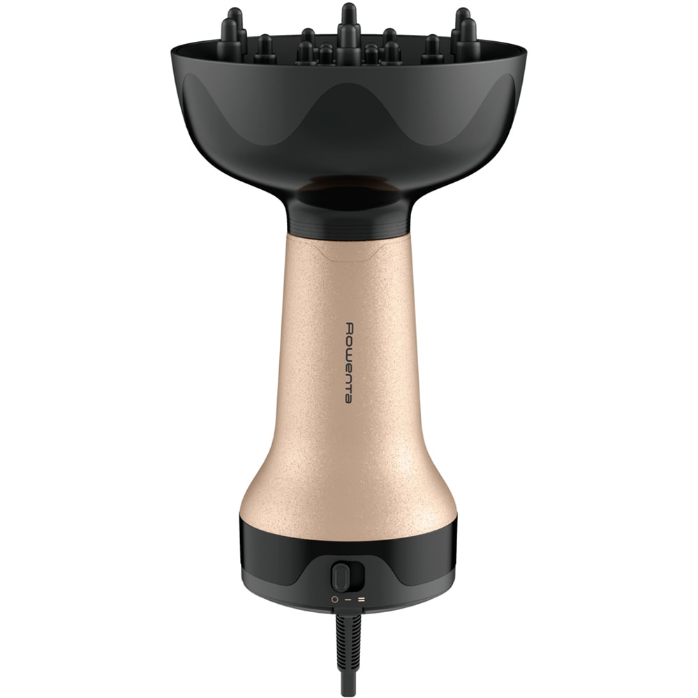 Uscator de par ROWENTA Curl Harmony 3 in 1 CV7D30E0, 700W, 2 viteze, 2 trepte temperatura, auriu