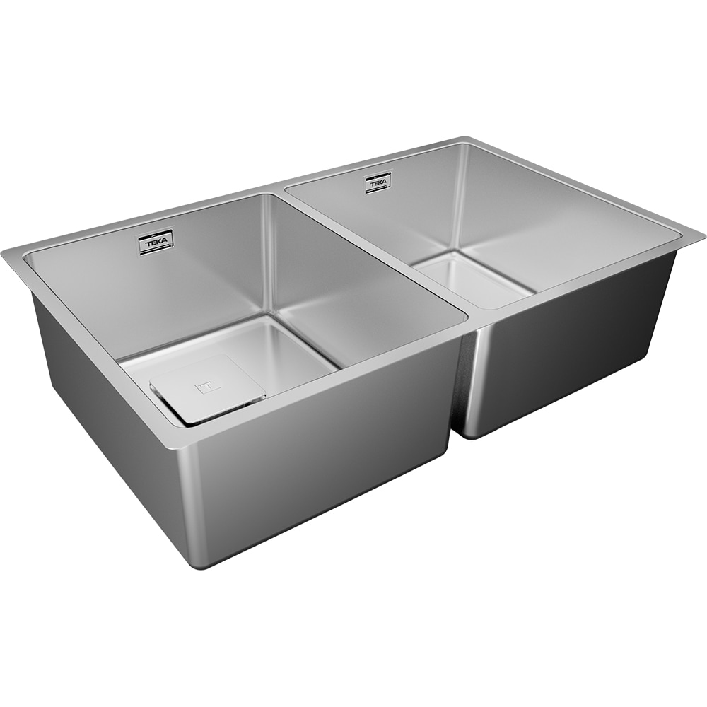 Chiuveta bucatarie TEKA Flexlinea RS15 2B 740, 2 cuve, inox, argintiu