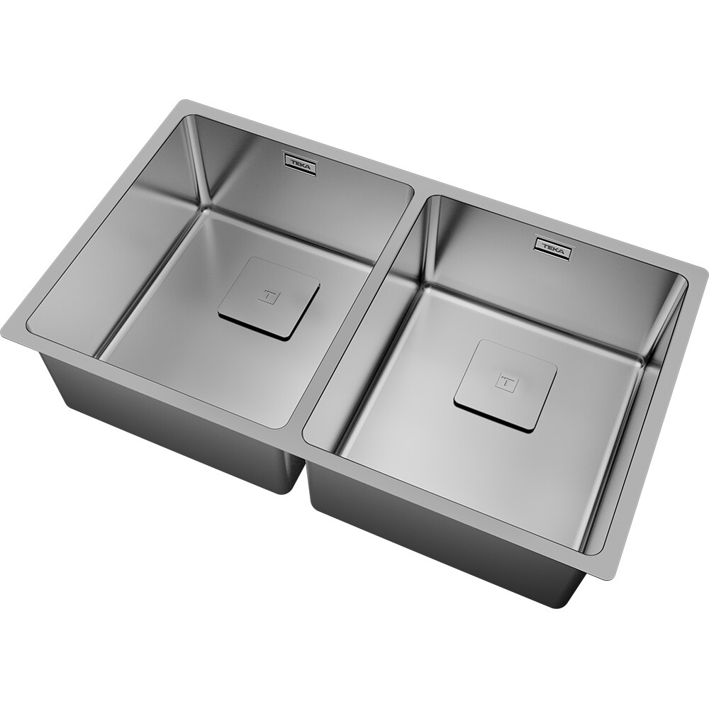Chiuveta bucatarie TEKA Flexlinea RS15 2B 740, 2 cuve, inox, argintiu