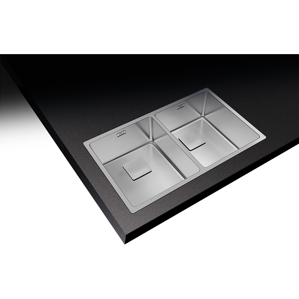 Chiuveta bucatarie TEKA Flexlinea RS15 2B 740, 2 cuve, inox, argintiu