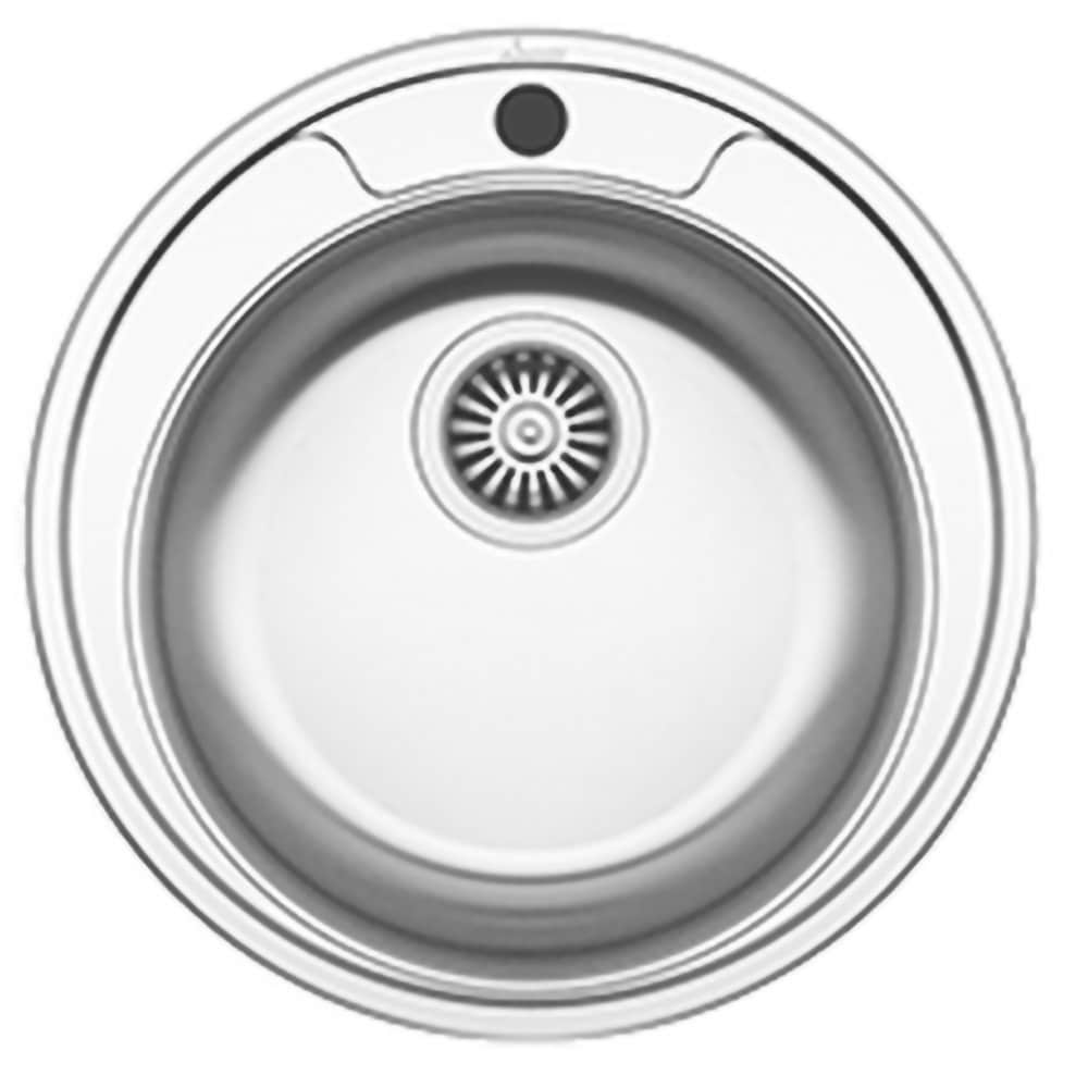 Chiuveta bucatarie SANOBI 2000 BRM, 1 cuva, inox, argintiu