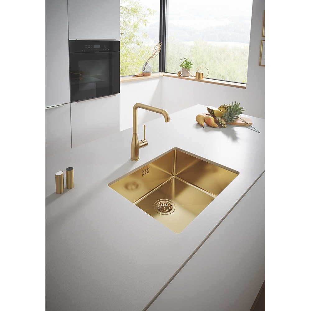 Chiuveta bucatarie GROHE K700U 31574GN1, 1 cuva, inox, auriu