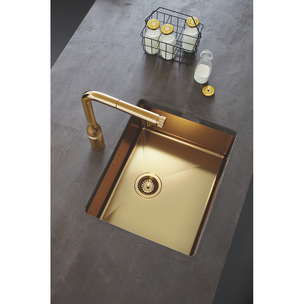 Chiuveta bucatarie GROHE K700U 31574GN1, 1 cuva, inox, auriu