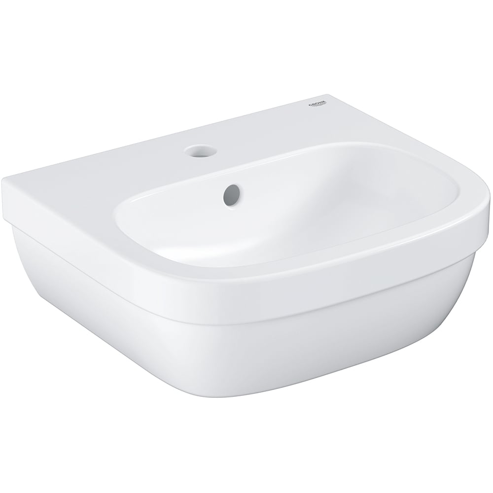 Chiuveta baie GROHE Euro Ceramic 39324000, montare pe perete, 45 x 39.6 cm, alb