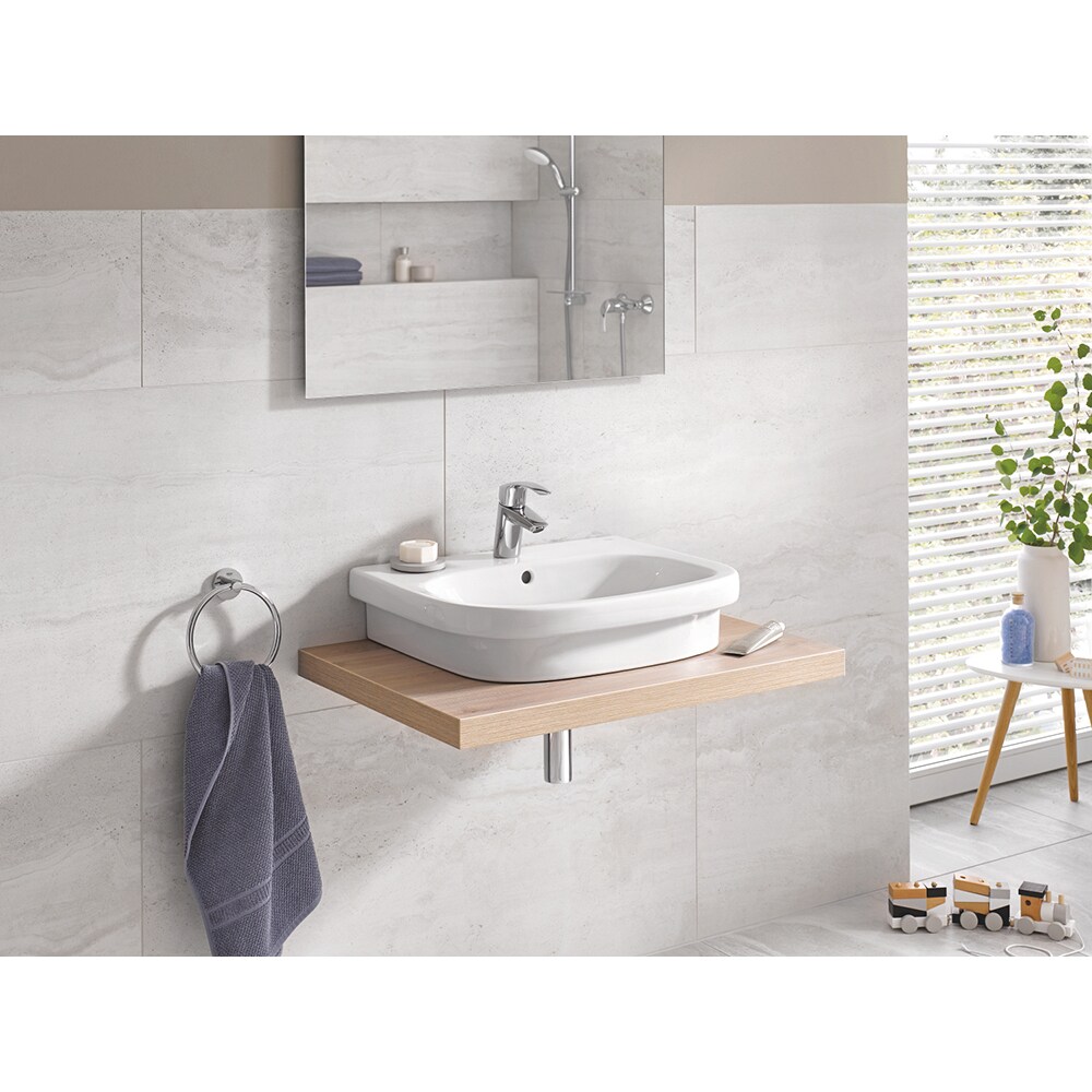 Chiuveta baie GROHE Euro Ceramic 39337000, montare pe perete, 59.6 x 48.3 cm, alb