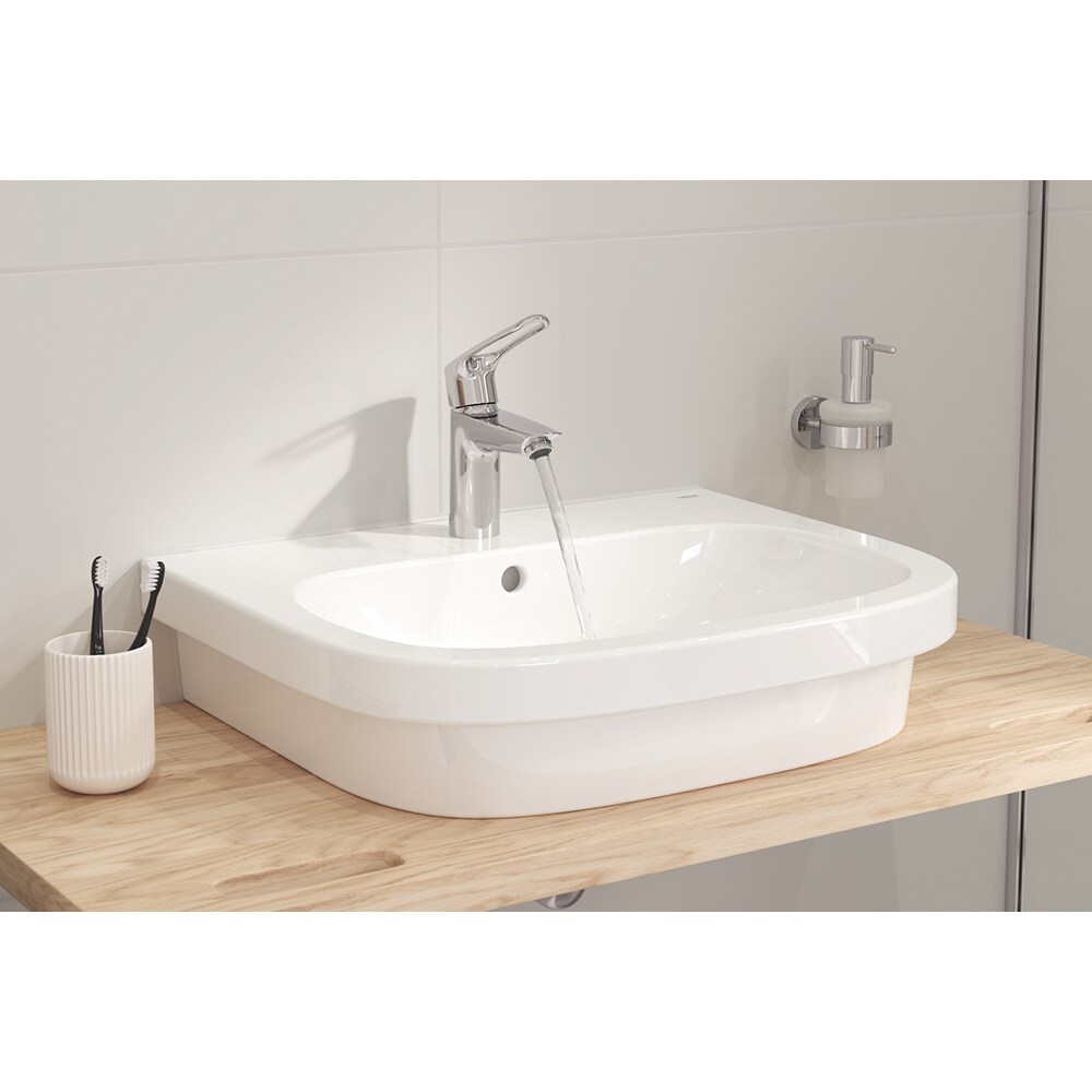 Chiuveta baie GROHE Euro Ceramic 39337000, montare pe perete, 59.6 x 48.3 cm, alb