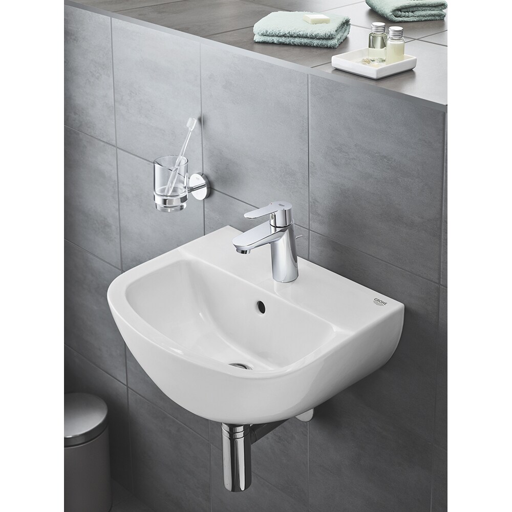 Chiuveta baie GROHE Bau Ceramic 39424000, montare pe perete, 45.4 x 35.4 cm, alb