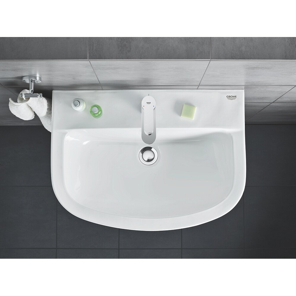 Chiuveta baie GROHE Bau Ceramic 39424000, montare pe perete, 45.4 x 35.4 cm, alb