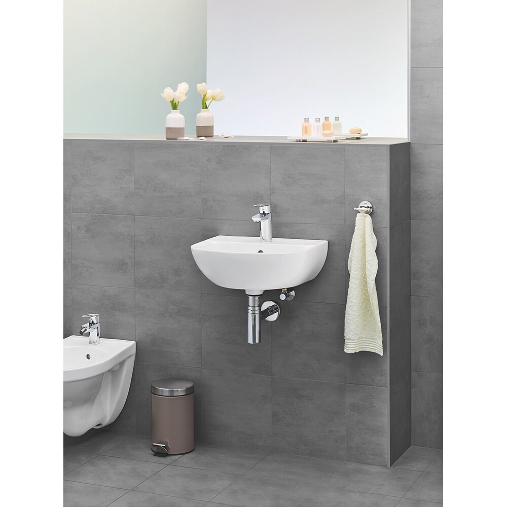 Chiuveta baie GROHE Bau Ceramic 39424000, montare pe perete, 45.4 x 35.4 cm, alb