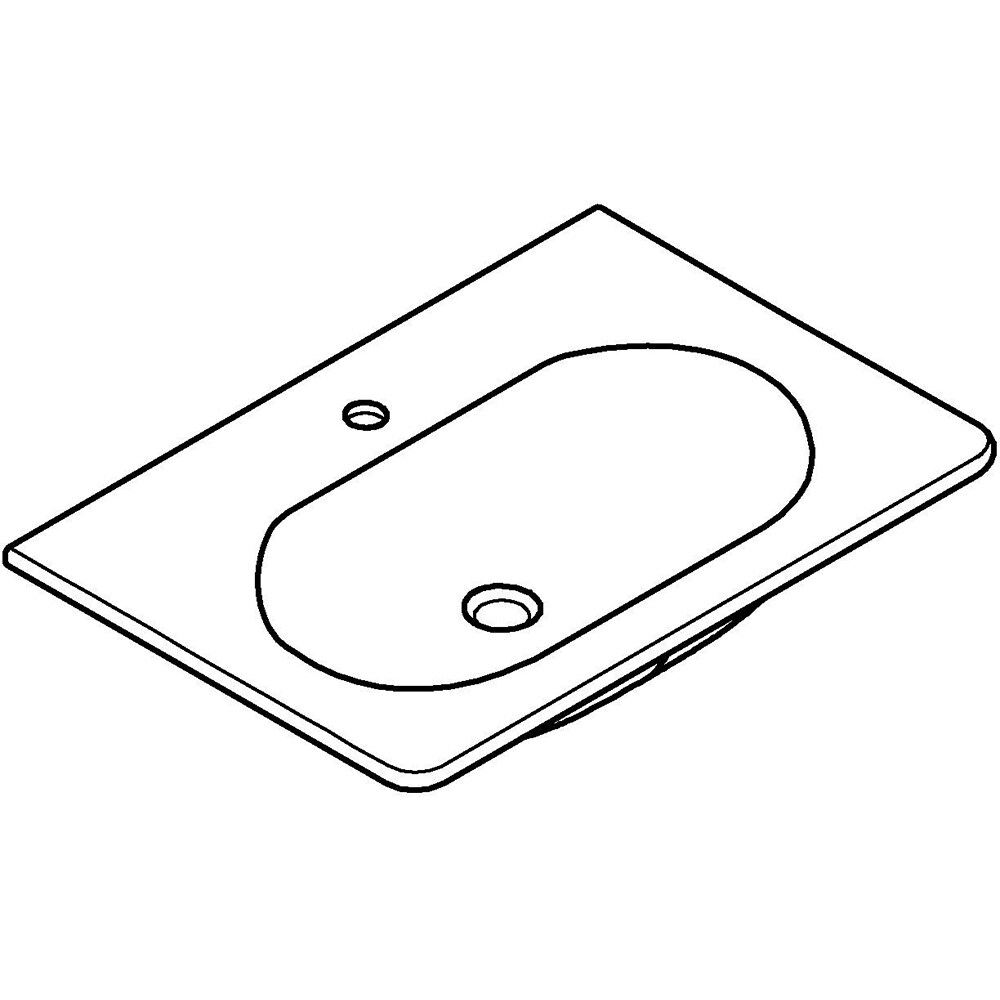 Chiuveta baie GROHE Essence 3956400H, montare pe perete, 70 x 48.5 cm, alb