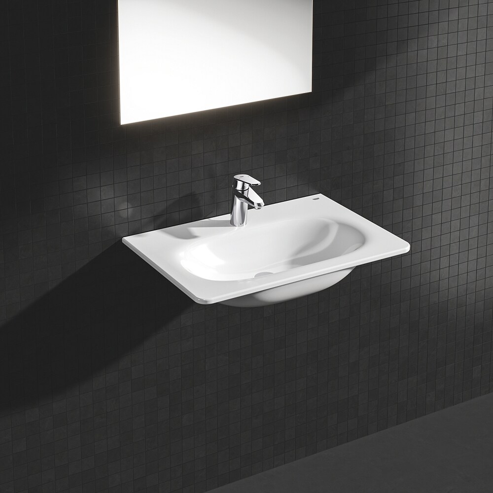 Chiuveta baie GROHE Essence 3956400H, montare pe perete, 70 x 48.5 cm, alb