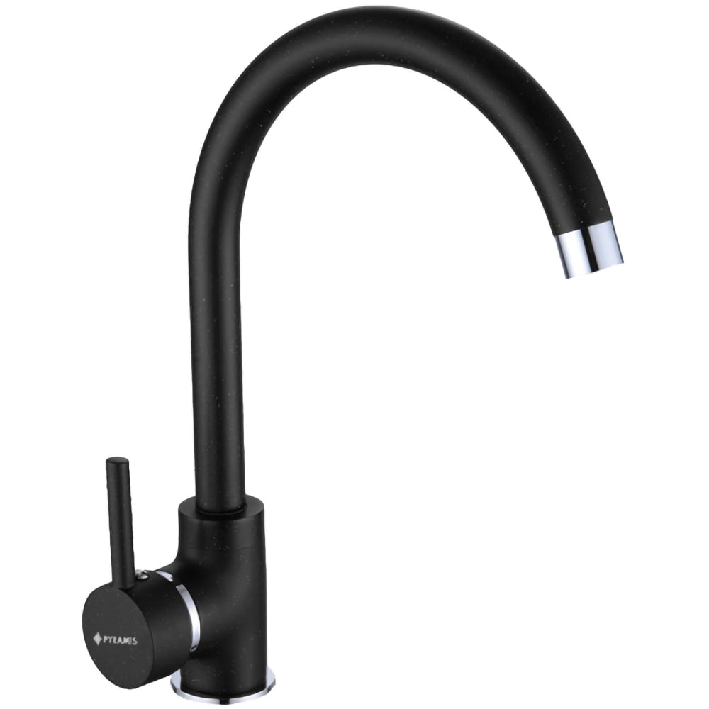 Pachet chiuveta PYRAMIS Altexia Aniversare Smartbowls, 2 cuve, compozit granit + baterie, negru