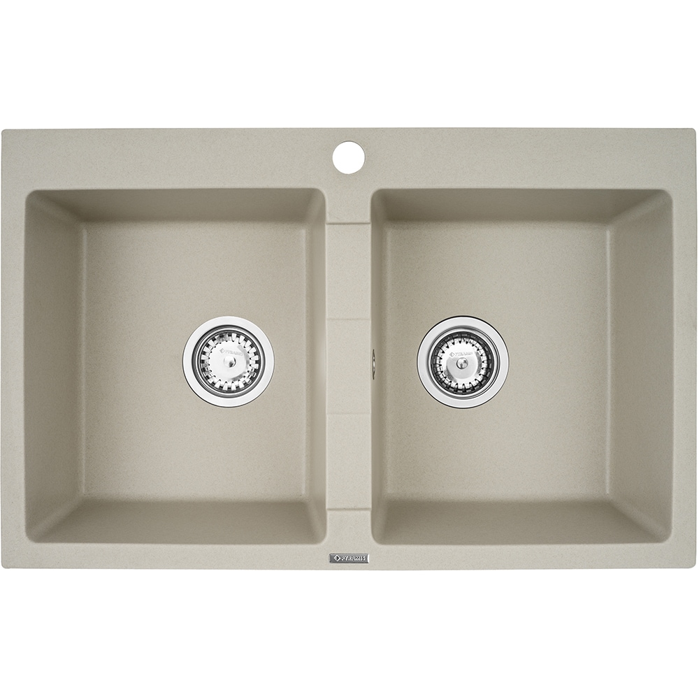 Pachet chiuveta PYRAMIS Altexia Bowls, compozit granit + baterie, bej