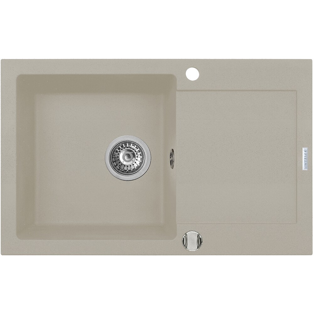 Pachet chiuveta PYRAMIS Altexia Premium, compozit granit + baterie, bej