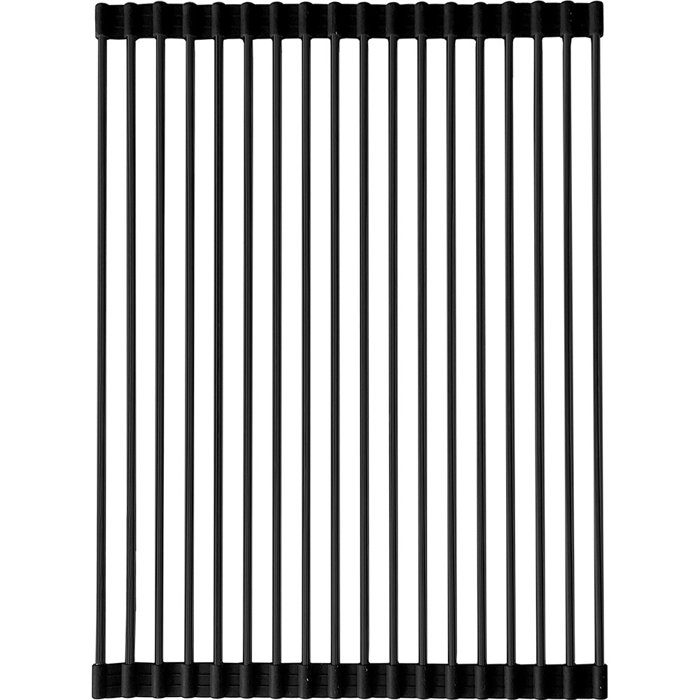 Pachet chiuveta ALVEUS Atrox 40 G91, 1 cuva, compozit granit + baterie Flexa F + accesorii, negru
