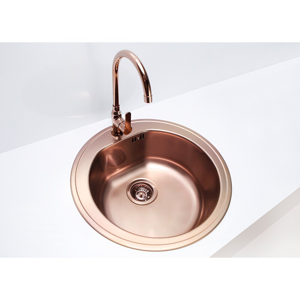 Chiuveta bucatarie ALVEUS Form 30, 1 cuva, inox, cupru