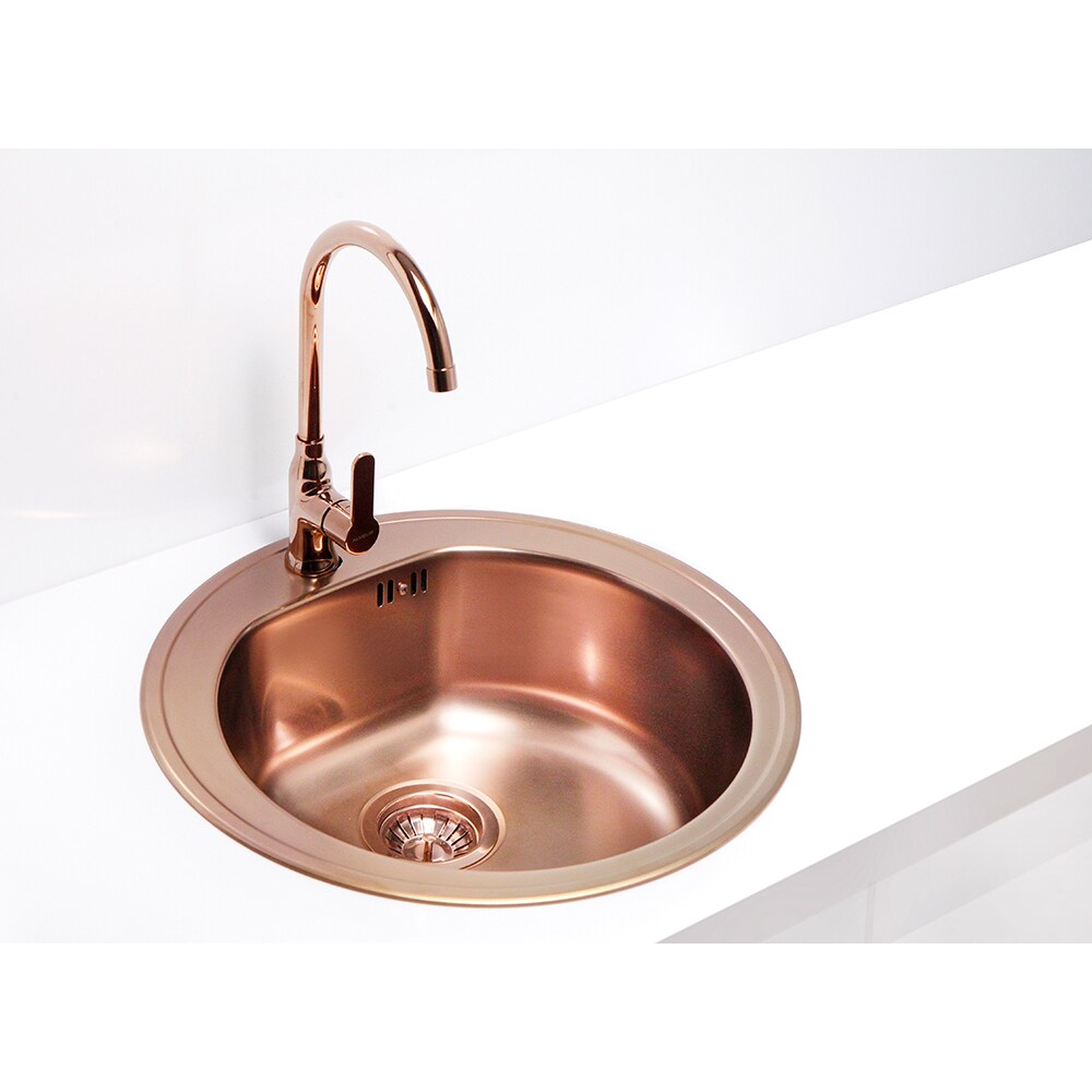 Chiuveta bucatarie ALVEUS Form 30, 1 cuva, inox, cupru