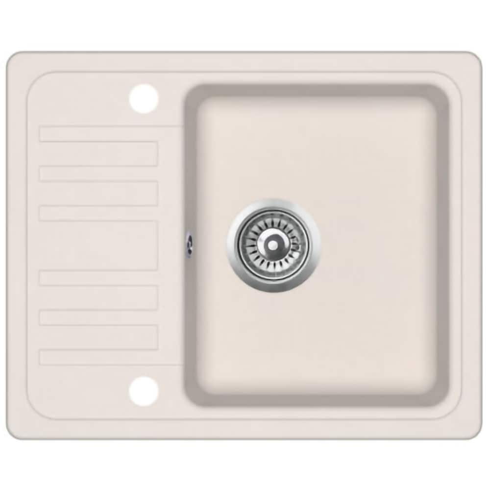 Chiuveta bucatarie EVIDO Home 45 S Compact, 1 cuva, picurator reversibil, compozit granit, bej