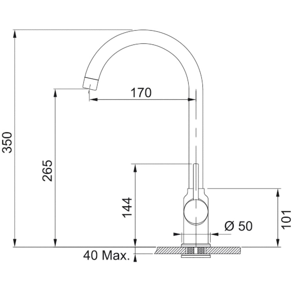 Pachet chiuveta FRANKE MRG 610-39, 1 cuva, compozit granit + baterie Pola, avena