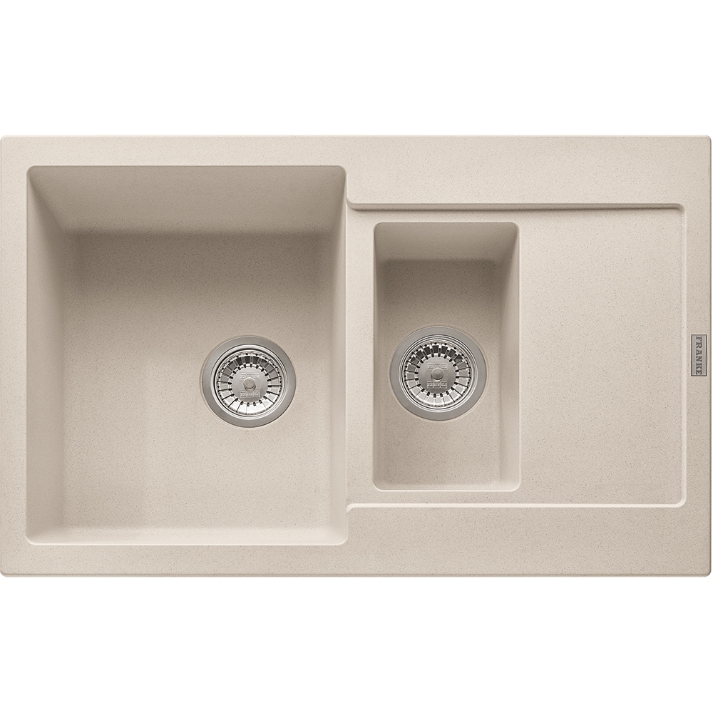 Pachet chiuveta FRANKE MRG 651-78, 1 1/2 cuve, picurator reversibil, compozit granit + baterie Novara Plus, avena