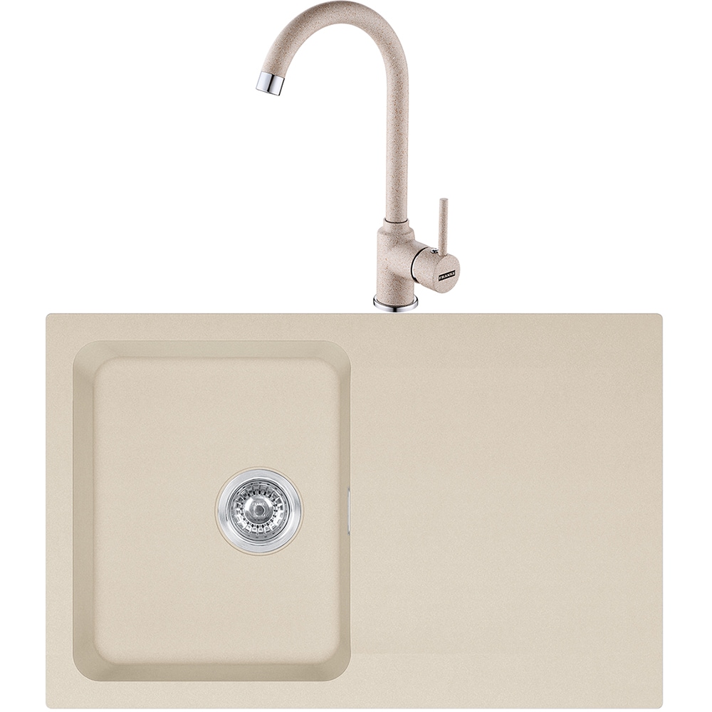 Pachet chiuveta FRANKE OID 611-78, 1 cuva, picurator reversibil, compozit + baterie Pola, avena