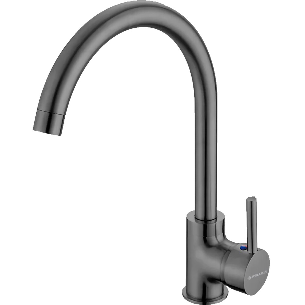 Pachet chiuveta PYRAMIS Altexia Modern Square 57, compozit granit + baterie, bej