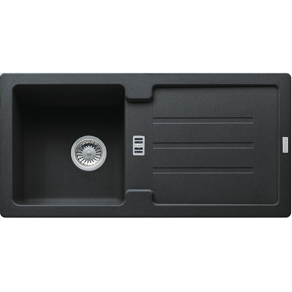 Pachet chiuveta FRANKE STG 614-86, 1 cuva, compozit granit + Baterie Pola 1.0, negru